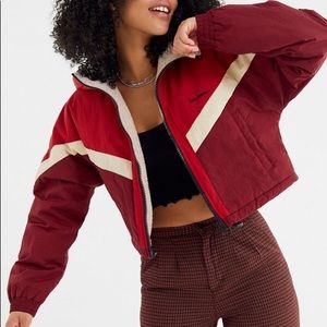 Urban Outfitters Hooded Sherpa Puffer Jacket